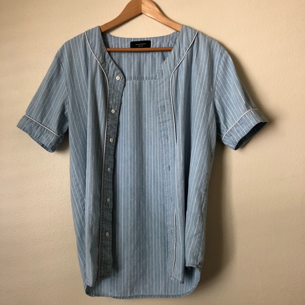 Light Blue Baseball Jersey
